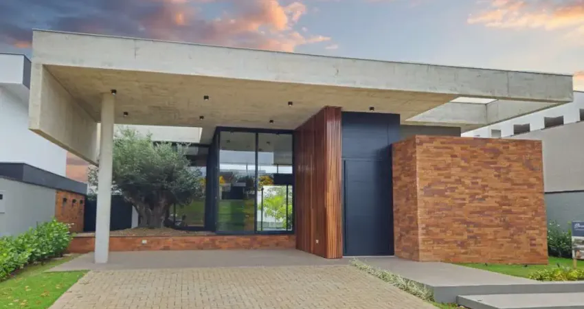 Casa térrea à venda no jardins de monet – maringá/pr residência oliveira monet | a harmonia perfeita entre natureza e arquitetura