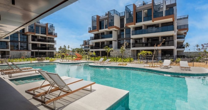 APARTAMENTO A VENDA NA PRAIA DE MURO ALTO /// COND. CAIS ECO RESIDÊNCIA /// COM 2 QUARTOS /// 62M²