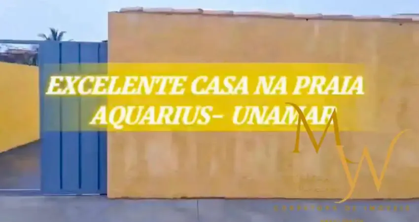 Excelente imóvel a 50mtrs da Praia/
               Aquarius- Unamar