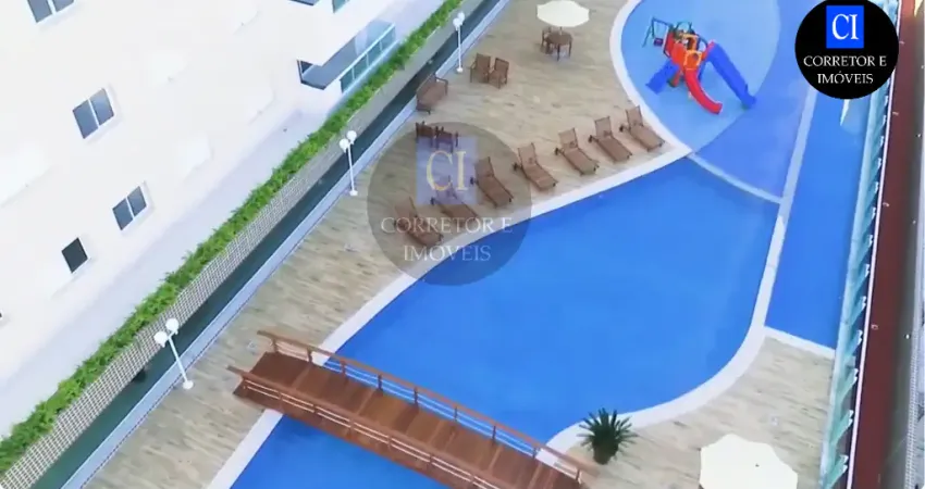 Apto em Praia Grande, NOVO 72m² 2 dorm (1 suíte),1 vaga, Boqueirão, 100m da praia, lazer completo.