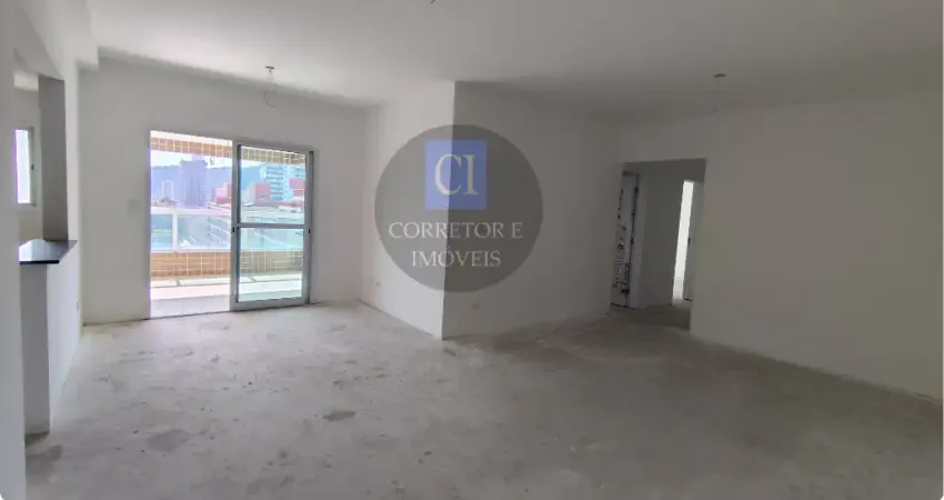 Praia Grande/SP - Apto 117m², 3 suítes, 2 vagas, Varanda Gourmet, Lazer Completo!