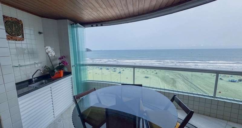Apartamento frente mar á venda em Praia Grande, Guilhermina / SP