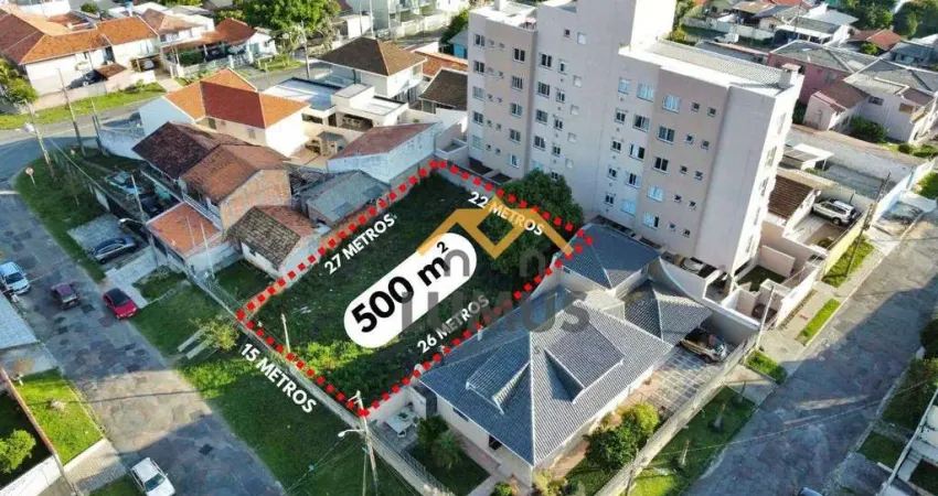 Terreno à venda, 500 m² por R$ 749.990,00 - Tingui - Curitiba/PR