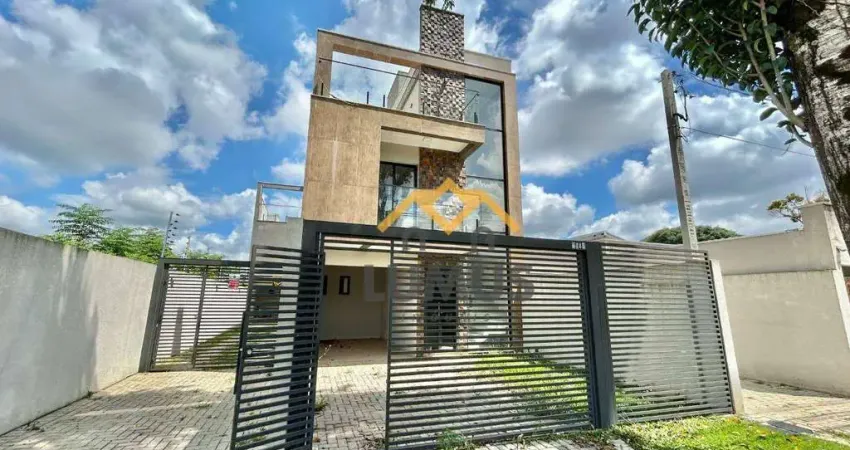 Sobrado com 3 dormitórios à venda, 146 m² por R$ 789.000 - Fazendinha - Curitiba/PR