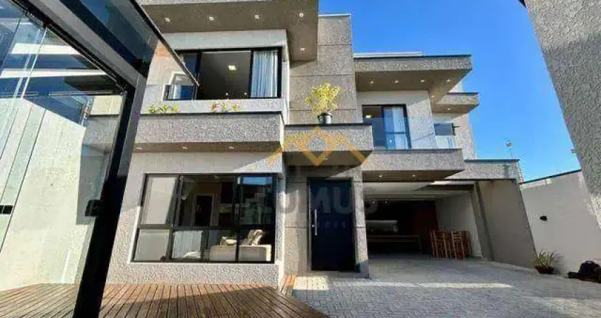 Sobrado PORTEIRA FECHADA com 3 dormitórios à venda, 183 m² por R$ 1.580.000 - Iguaçu - Araucária/PR