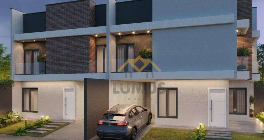 Sobrados com 3 dormitórios à venda, 88 m² por R$ 600.000 - Fazendinha - Curitiba/PR