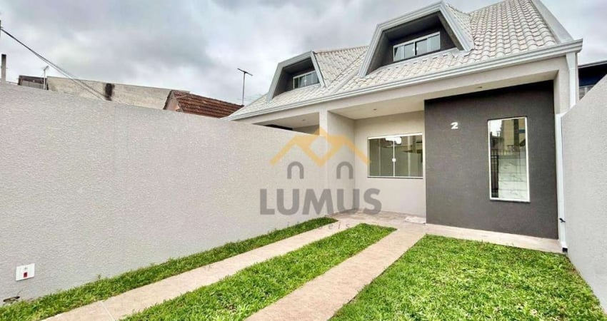 Casa com 2 dormitórios à venda, 64 m² por R$ 320.000 - Cidade Industrial - Curitiba/PR