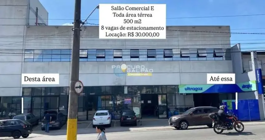 OPORTUNIDADE - SALÃO COMERCIAL GRANDE 500M² CENTRO DE RIBEIRÃO PIRES