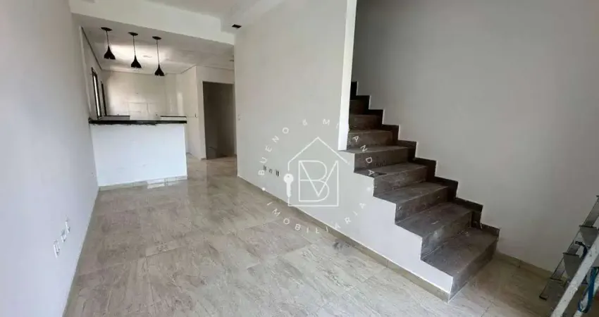 Casa duplex em condomínio com 2 dormitórios à venda, 105 m² por R$ 630.000 - Aviação - Praia Grande/SP