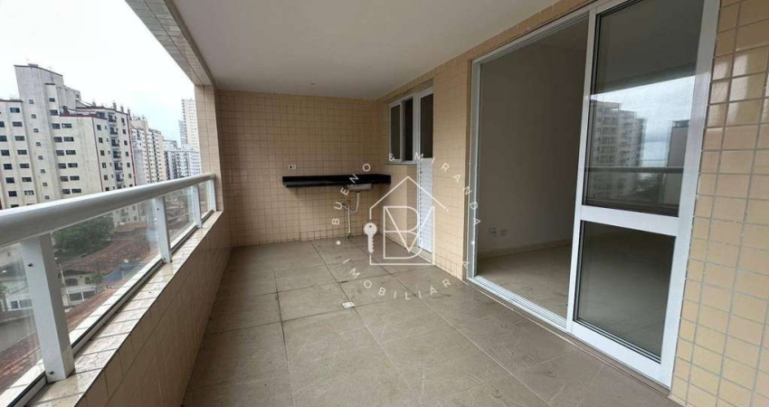 Apartamento com 3 dormitórios à venda, 118 m² por R$ 690.000,00 - Aviação - Praia Grande/SP