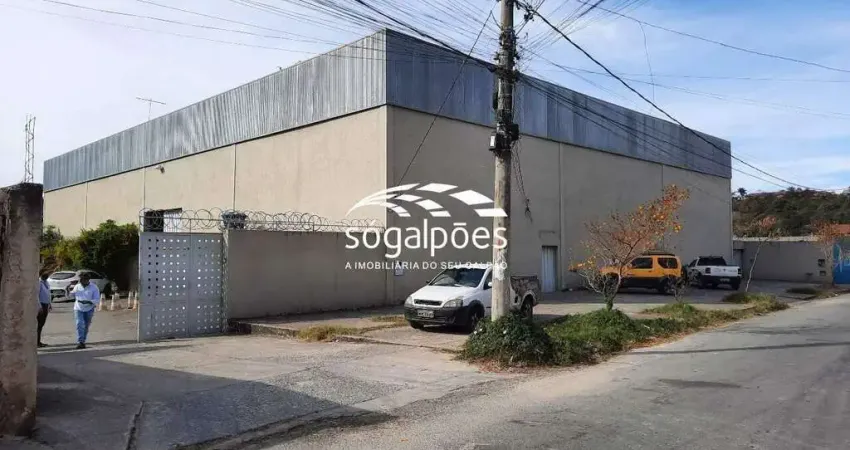 Galpão comercial/industrial para locação em são benedito, santa luzia (mg) – 1.200 m² internos + 400 m² pátio