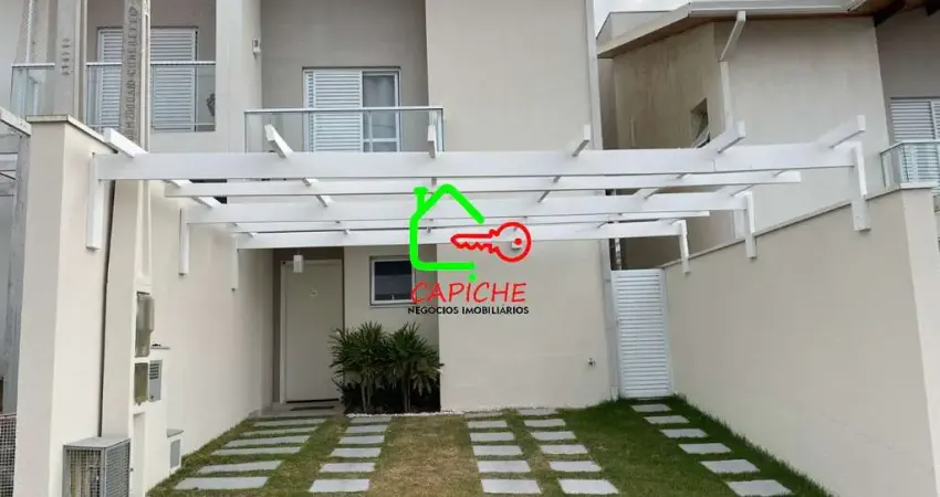Casa de alto padrão em condomínio, 3 quartos, 1 suíte, 2 salas, 3 banheiros, 2 vagas, 112m² - Vinhedo-SP, Pinheirinho.
