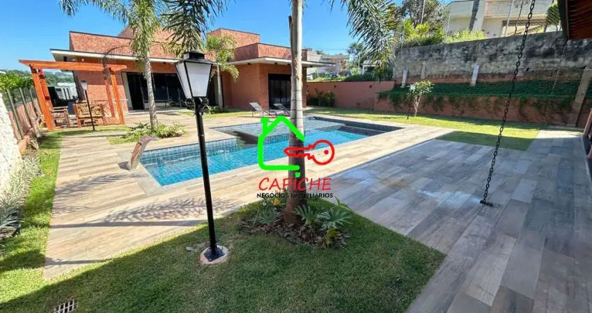 Casa de alto padrão em condomínio à venda em Itupeva-SP, Terras de Santa Teresa: 4 quartos, 4 suítes, 2 salas, 8 banheiros, 6 vagas de garagem, 453m².