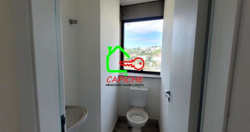 Sala Comercial de Alto Padrão para Locação em Vinhedo-SP, Bairro Santa Rosa - 1 sala, 2 banheiros, 1 vaga, 48,34 m².