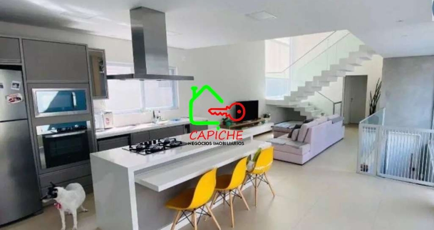 Casa em condomínio exclusivo em Vinhedo-SP, no bairro Bosque: 3 quartos, 3 suítes, 2 salas, 4 banheiros, 4 vagas, 250m²