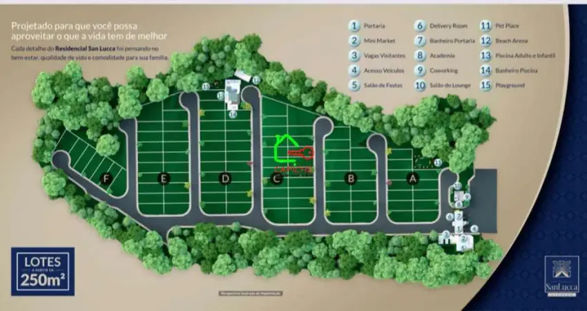 Terreno em condomínio fechado à venda na Rua Ângelo Ormeneze, 10, Pinheirinho, Vinhedo