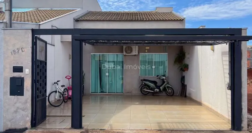 Casa à Venda no Jardim Ecovalley, 125,84m  de terreno, 59,74m  de construção.