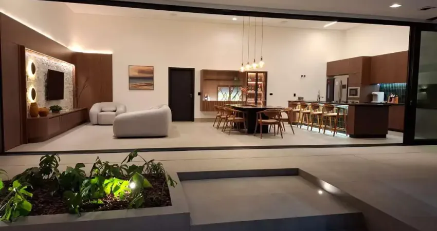 Casa à venda no condomínio mirante do rio paraná  4 suítes e área gourmet