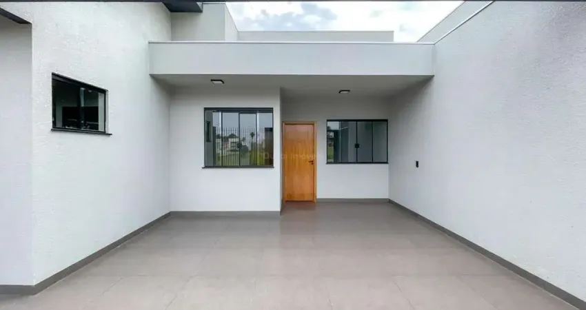 Casa à venda no jardim ecovalley com área gourmet e com 1 suíte e dois quartos.