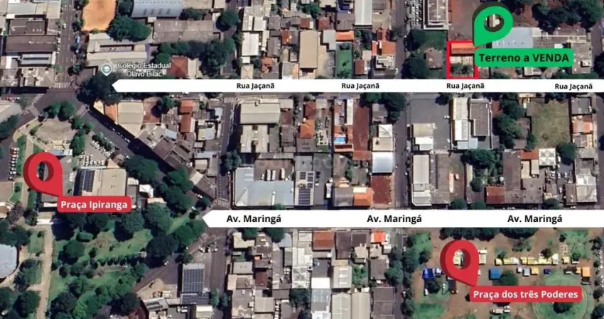 Excelente terreno comercial a venda no centro de sarandi-pr.