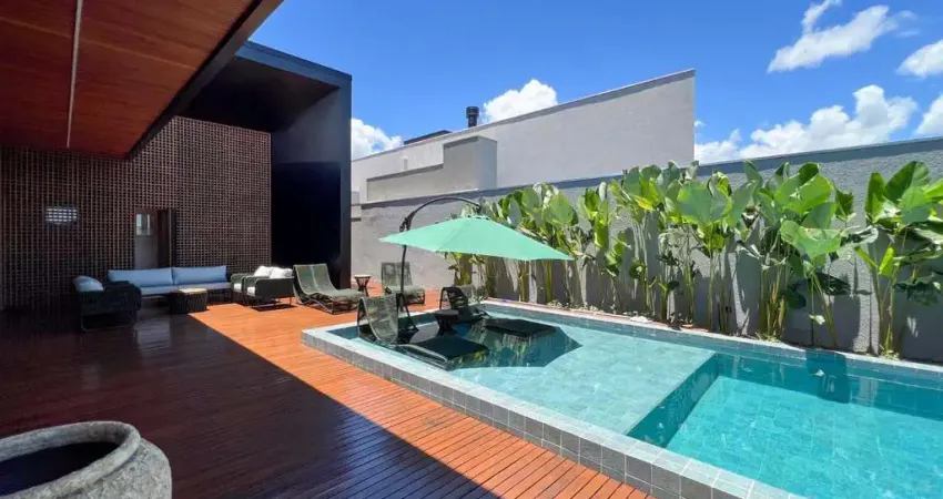 Casa à venda com 5 suítes, piscina aquecida e alto padrão no Porto Rico Resort Residence