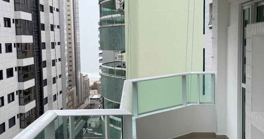 Vista lateral pro mar Centro-BC 2 dorm garagem privativa