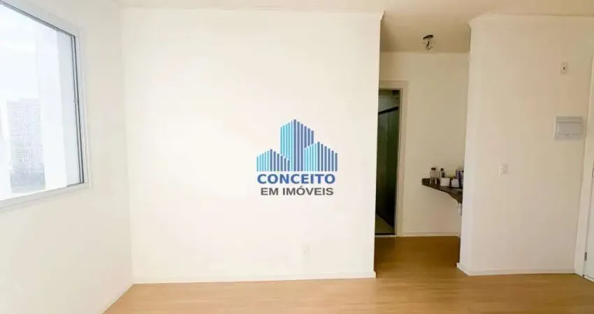 Excelente oportunidade!!! Apartamento para locação na Cidade Mooca, com 2 dormitórios, sala ampla, cozinha, banheiro, andar alto, lazer completo, com 40m2
