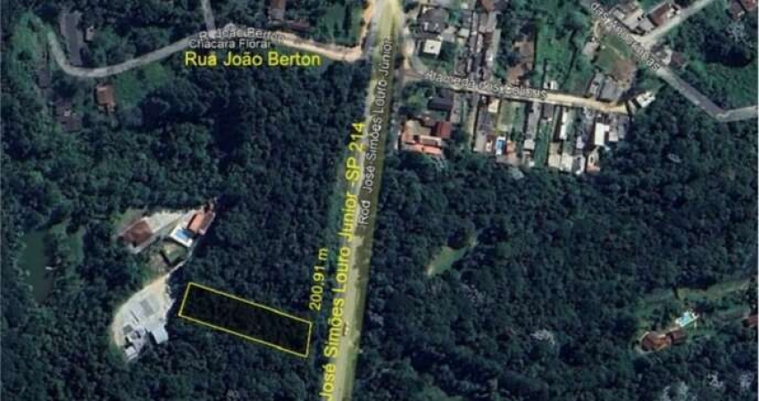 Área zona mista (ZM) 2.446,88m R$ 299.000,00 / Embu Guaçu / Rodovia José Simões Louro Junior as margens da estrada bairro Penteado