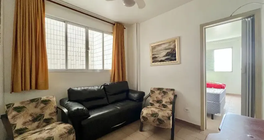 Apartamento com 1 dormitório no Caiçara, em Praia Grande-SP