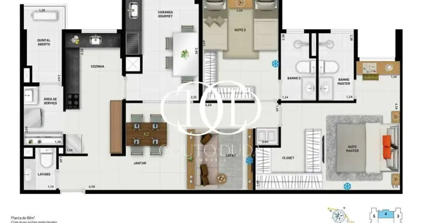 Apartamento com 2 quartos à venda no Fundação, São Caetano do Sul