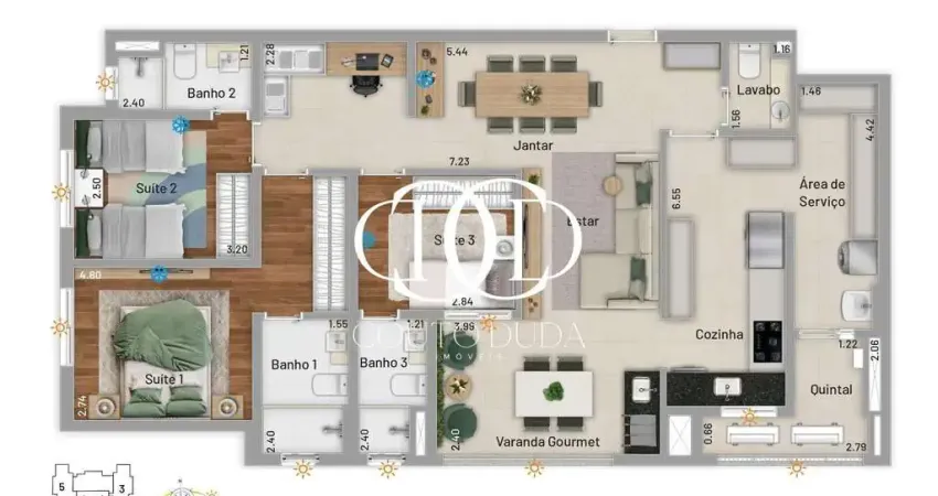 Apartamento com 3 quartos à venda no Santa Paula, São Caetano do Sul 