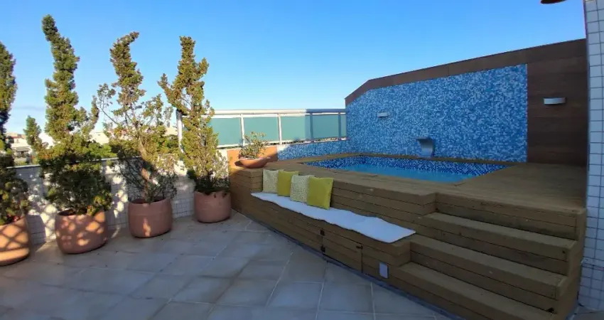 Linda cobertura duplex com 4 suítes com vista panorâmica em excelente localização