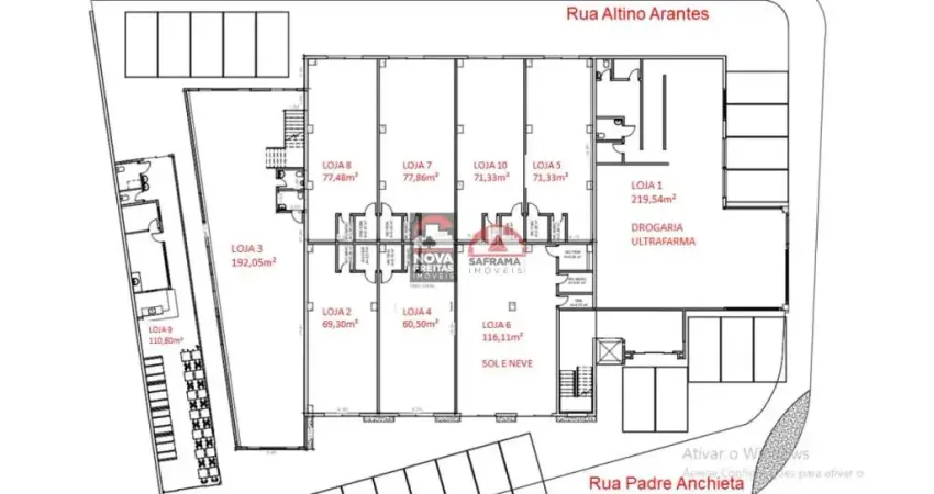 Loja com 71,33m², nova, localizada em Centro de Caraguatatuba