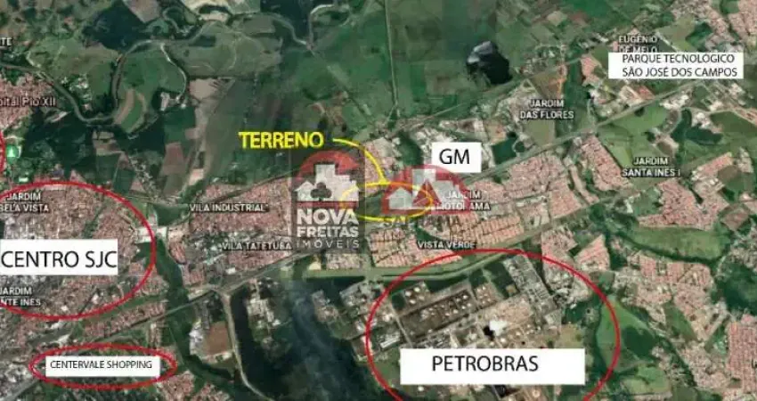 Terreno à venda na Avenida General Motors, S/N, Ronda, São José dos Campos