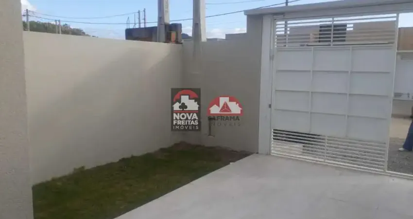 Casa Nova (não geminada) com 2 dormitórios sendo 1 suíte, bairro Morro do Algodão