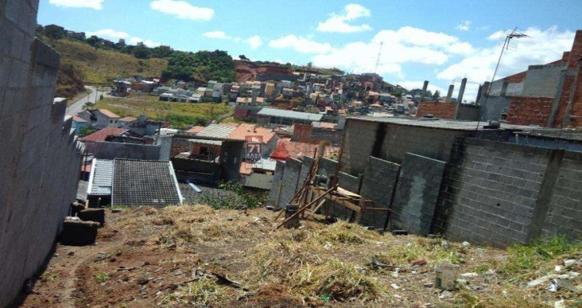 Terreno 250m² em Declive com Muro e Portão ? Ideal para Projeto com Vista Privilegiada em SJC!