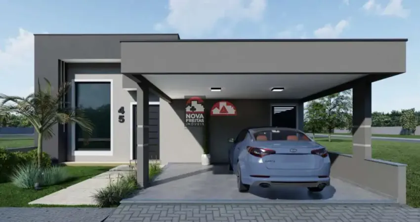 Casa térrea de 151,35 m² em tremembé-sp condomínio fechado perola do vale