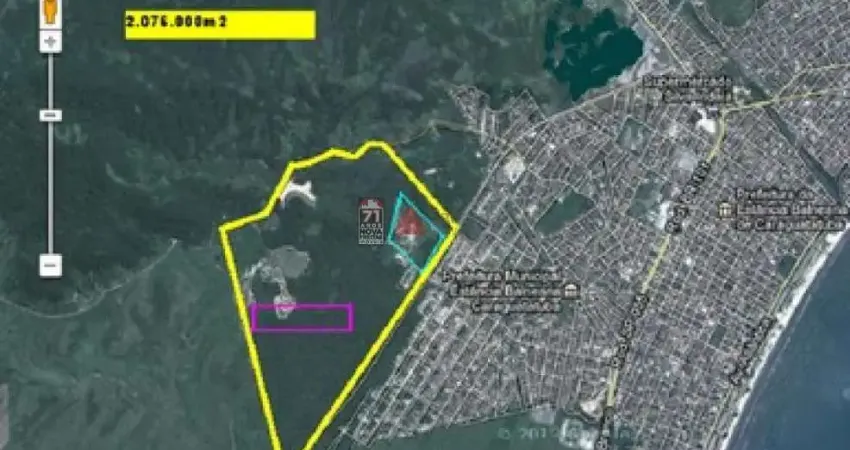 Área espetacular de 129.000m² à venda no jardim gaivotas, caraguatatuba