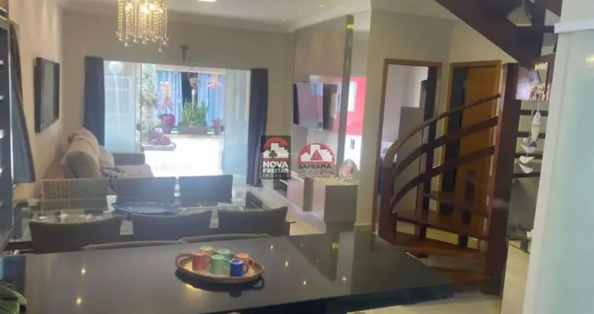 Oportunidade única!! sobrado mobiliado à 250m da praia do massaguaçu