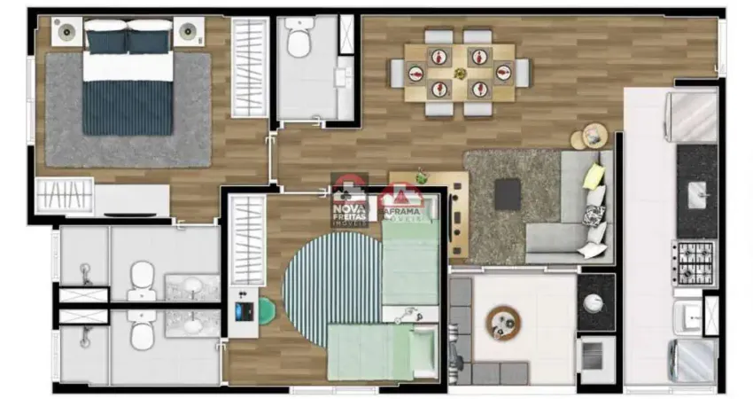 CASA | 2 Dormitórios e 2 Vagas em Excelente Bairro em São José dos Campos