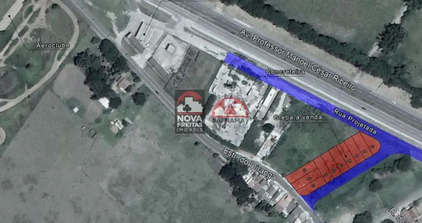 Terreno à venda na Avenida Professor Manoel César Ribeiro, s/n, Cidade Nova, Pindamonhangaba