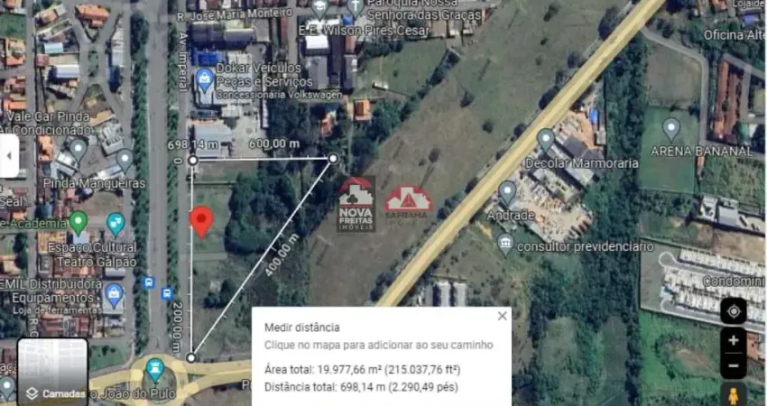 Terreno à venda na Avenida José Humberto Gomes Filho, Ao lado da Dokar, S/N, Jardim Campo Alegre, Pindamonhangaba