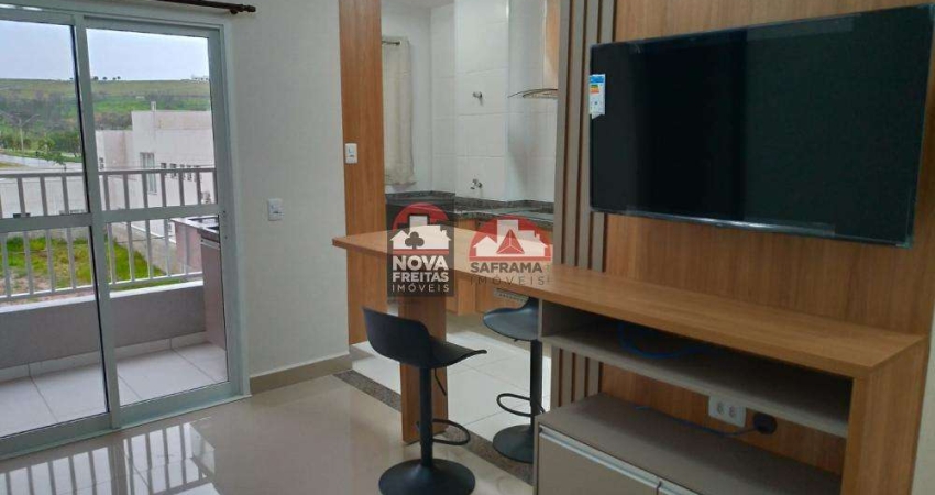 Apartamento para locação de 2 dormitórios Mobiliado com sacada Goumert no Urbanova