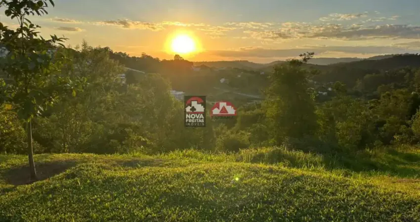 Terreno à venda no condomínio recanto santa bárbara em jambeiro