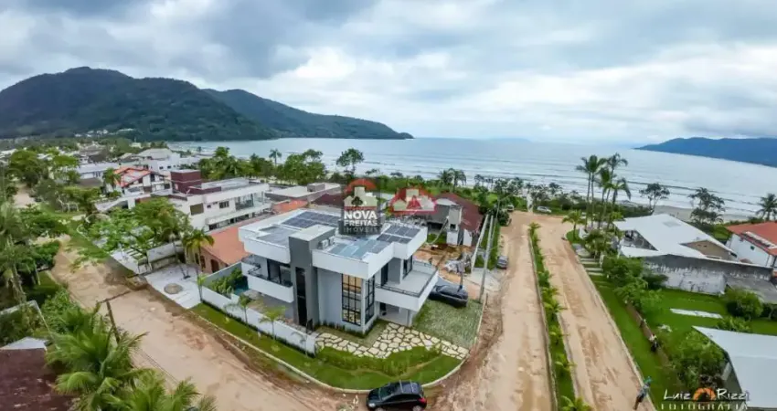 Casa alto padrão à venda condomínio salga, praia da lagoinha ubatuba/sp