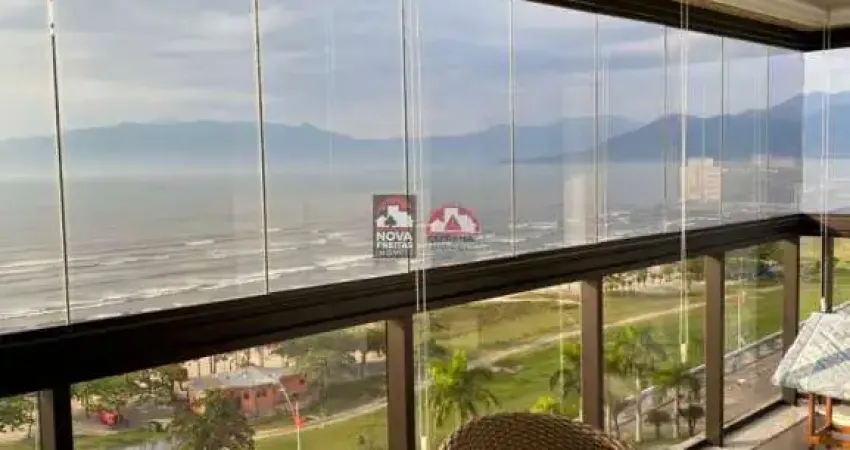 Excelente cobertura mobiliada com piscina e elevador privativo frente mar no bairro indaiá em caraguatatuba - sp