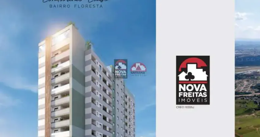 Apartamento 50,43 m² 2 dormitorios (1 suite) locação bairro floresta sao jose dos campos