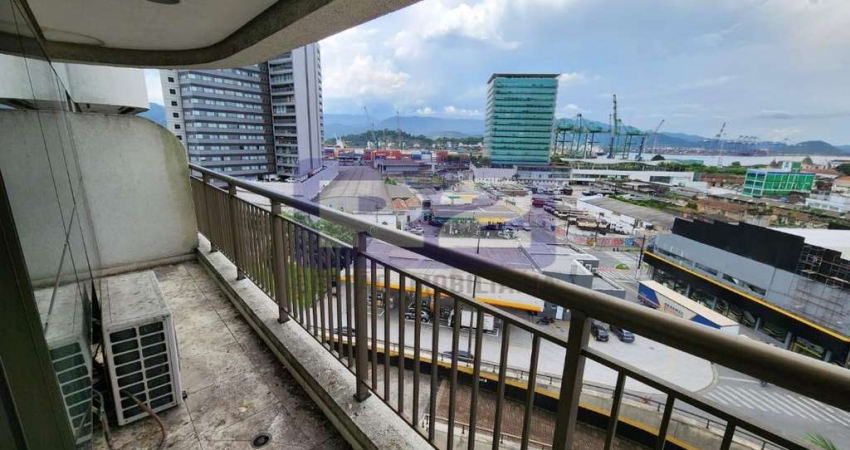 Sala comercial para alugar na Rua Visconde de Embaré, Valongo, Santos