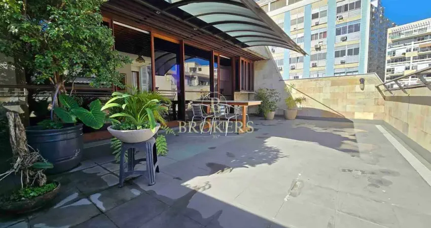 Cobertura à venda na Rua Barão de Icaraí, Flamengo, Rio de Janeiro! São 300m², 2 Salas, 3 quartos,
