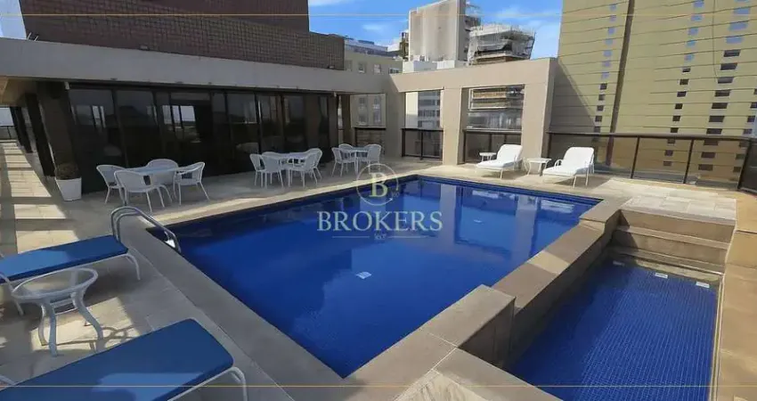 Flat à venda, Ipanema, Vista lateral mar, 2 quartos, sendo 1 suíte, 2 vagas na escritura - 90 m²
